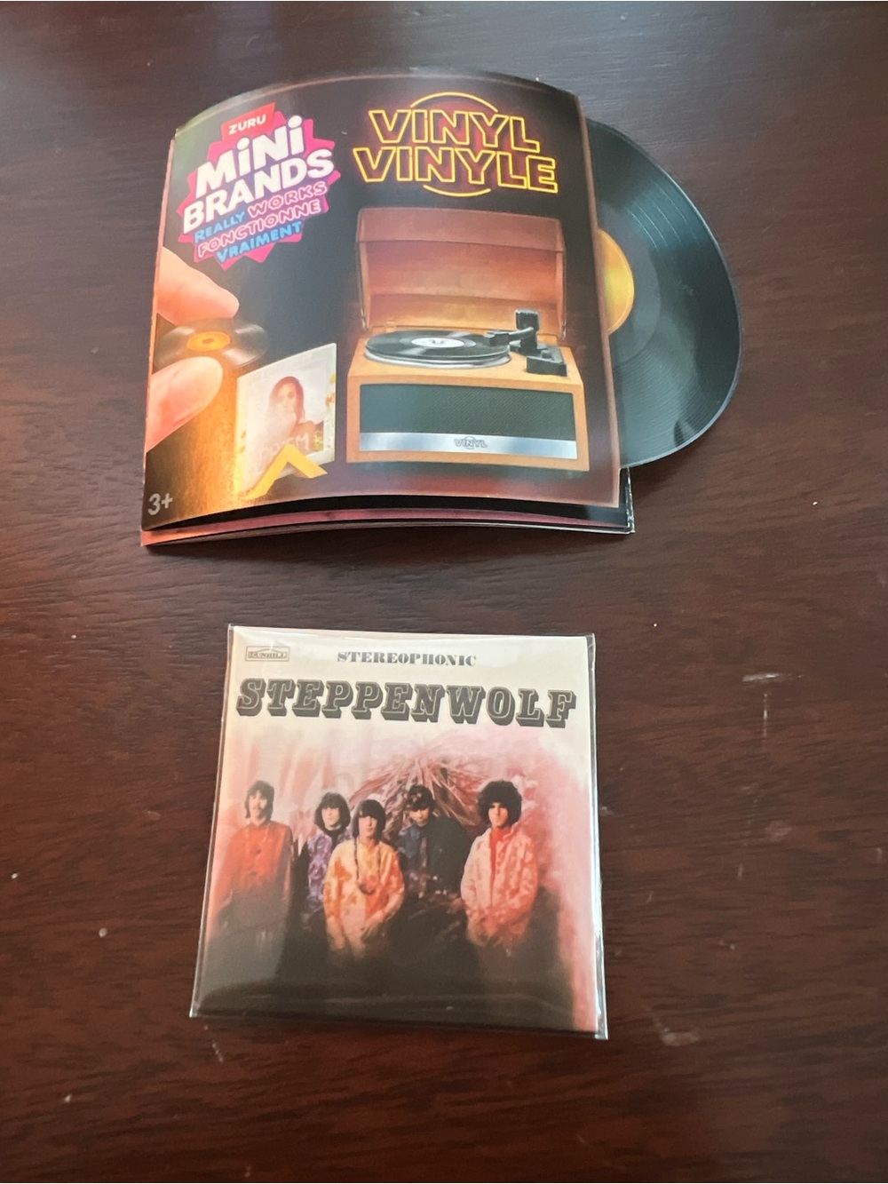 ZURU Mini Brands Vinyl Vinyl Record + Steppenwolf Mini LP - Born to be Wild